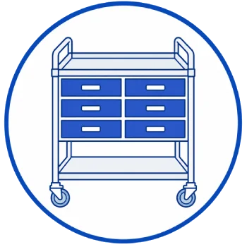 Six Equal Drawers icon