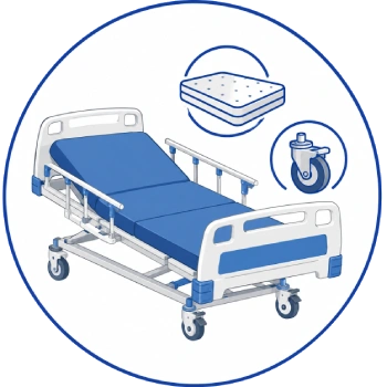 Mattress & Wheels Included icon
