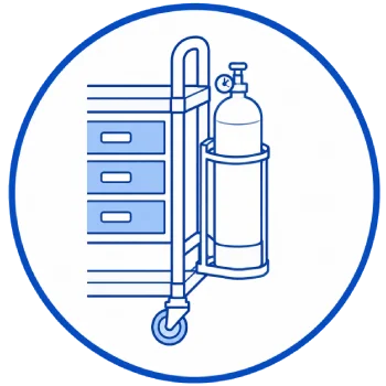Oxygen Cylinder Holder icon